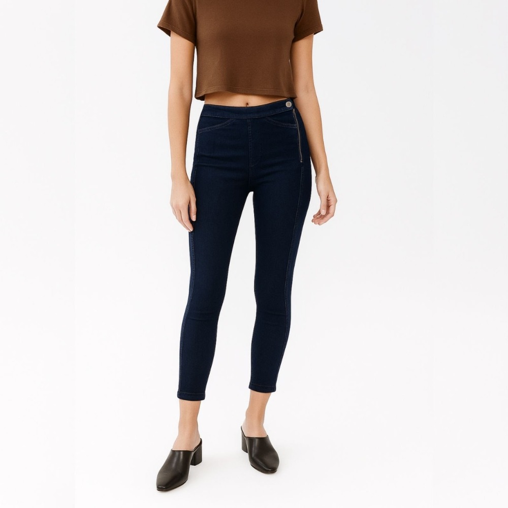 Rachel Comey Fetter Pants Women's 2 Dark Indigo Slim Crop Stretch